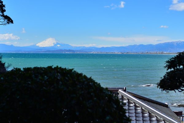 【風景】当館食事処からの富士山